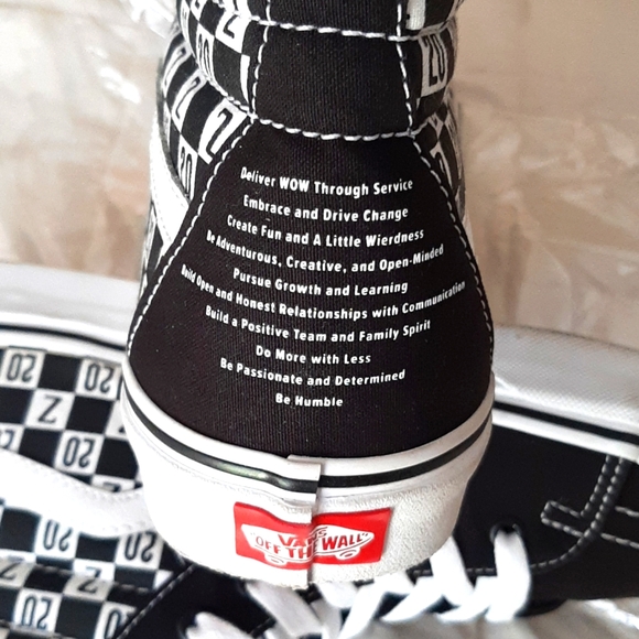 Vans X Zappos 20 Years of WOW Sk8-Hi Rare - Picture 4 of 7